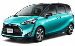 Eva коврики для Toyota Sienta правый руль (2015 - 2018)