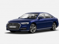 Ворсовые коврики в салон  Audi A8 IV (D5) Long (2017 - ...)