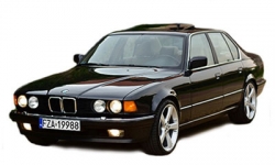 Ворсовые коврики в салон  BMW 7 II (Е32) Long (1986 - 1994)