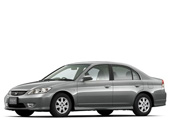 Ворсовые коврики в салон  Honda Civic Ferio III правый руль (2000 - 2006)