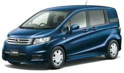 Ворсовые коврики в салон  Honda Freed 7 мест (2008 - 2016)