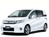 Ворсовые коврики в салон  Honda Freed Spike (правый руль) (2010 - 2016)