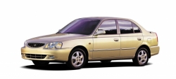 Ворсовые коврики в салон  Hyundai Accent II (LC) (1999 - 2012)