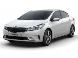 Ворсовые коврики в салон  Kia Cerato lll Classic  (рестайлинг ) (2016-2020)