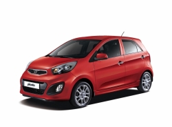 Ворсовые коврики в салон  KIA Picanto II (TA) (2011 - 2017)