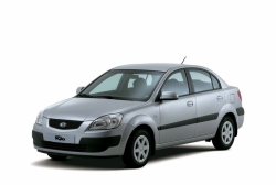 Ворсовые коврики в салон  Kia Rio II (JB) Седан (2005 - 2011)