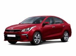 Ворсовые коврики в салон  Kia Rio IV (FB) Седан (2017 - 2020)