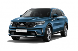 Ворсовые коврики в салон  Kia Sorento IV 7 мест (MQ4) (2020 - ...)