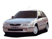 Ворсовые коврики в салон  Mazda 323 VI (BJ) (1998 - 2003)