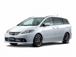 Ворсовые коврики в салон  Mazda Premacy правый руль (2005 - 2010)