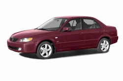 Ворсовые коврики в салон  Mazda Protege (2000 - 2003)