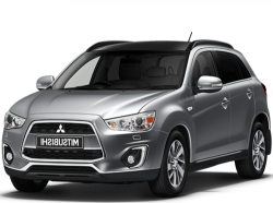 Ворсовые коврики в салон  Mitsubishi ASX Рестайлинг (2012 - 2016)