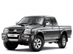 Ворсовые коврики в салон  Mitsubishi L200 lll (2003 - 2006)