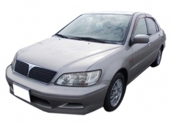 Ворсовые коврики в салон  Mitsubishi Lancer Cedia Правый руль (2000 - 2003)