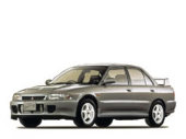 Ворсовые коврики в салон  Mitsubishi Lancer VI Правый руль (1991 - 2000)