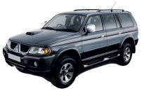 Ворсовые коврики в салон  Mitsubishi Pajero Sport I  (Montero) I (1998 - 2008)