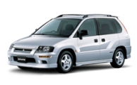 Ворсовые коврики в салон  Mitsubishi RVR II Минивэн правый руль (1997 - 2002)