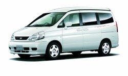 Ворсовые коврики в салон  2 Пассажирский коврик для Nissan Serena II (C24) Правый руль (1999 - 2005) Два передних коврика