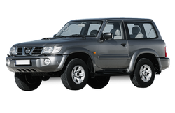 Ворсовые коврики в салон  Nissan Patrol V (Y61) 3 двери (1997 - 2004)  Дорестайлинг