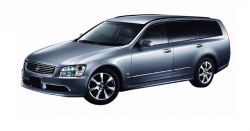 Ворсовые коврики в салон  Nissan Stagea II (M35) Правый руль (2004 - 2007) Рестайлинг