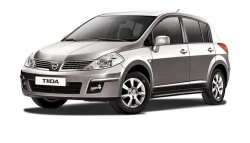 Ворсовые коврики в салон  Nissan Tiida I (C11) Хэтчбек, Левый руль (2004 - 2014)