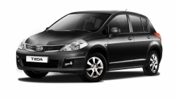 Ворсовые коврики в салон  Nissan Tiida I (C11) Хэтчбек, Правый руль (2004 - 2012)