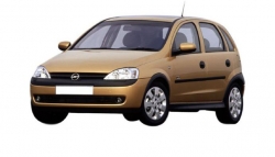 Ворсовые коврики в салон  Opel Corsa C (X01) (2000 - 2006)