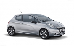 Ворсовые коврики в салон  Peugeot 208 I (2012 - 2015)