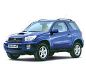 Ворсовые коврики в салон  Toyota RAV 4  II (CA20) 3 двери (2000 - 2006)