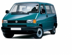 Ворсовые коврики в салон  Volkswagen Transporter T4  (1998 - 2003) Два передних коврика